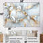Or brisé et marbre gris I - ensemble d'art mural cubisme abstrait-1804734121-1804734123-1804734037