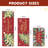 Christmas Tree Kitchen Mat Runner Rug (Set Of 3)