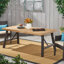 Ensemble repas d'extérieur avec 2 bancs et 1 table repas (3 pièces)