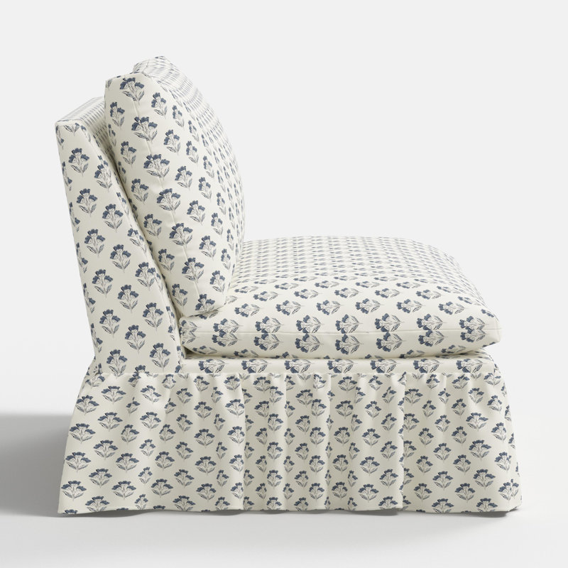 Stoffer Home x Cloth and Co. Thelma Settee, Francie Blue