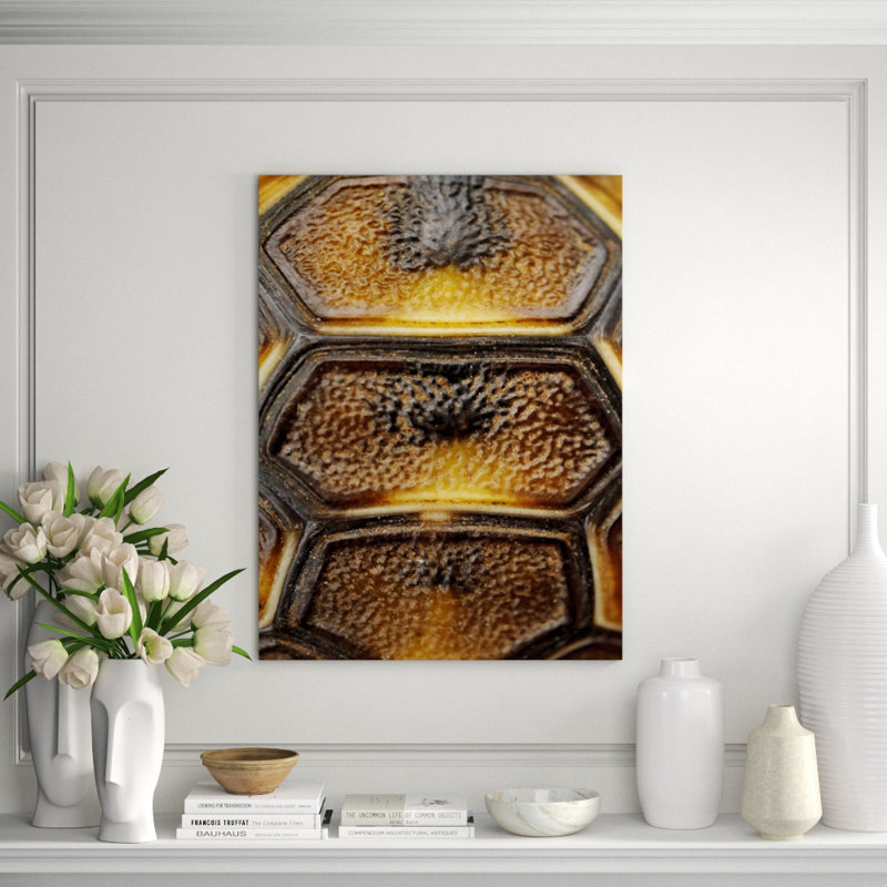 Carapaced Motif II Print by Austin Beiv, Glass Coat, 40" H x 30" W x 1.5" D
