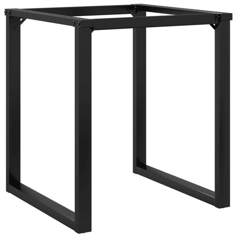 Glenva Dining Table Legs O-Frame Steel, 73cm H x 60cm W x 60cm D