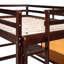 Lit mezzanine simple avec bureau, tableau d'écriture et armoire, parfait pour un espace compact et multifonctionnel-809053775-809053773