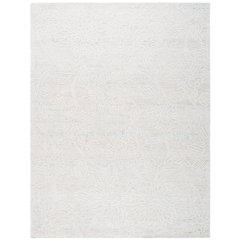 Tapis en laine / coton touffeté à la main Vionna 225, Rectangle 8 pi x 10 pi