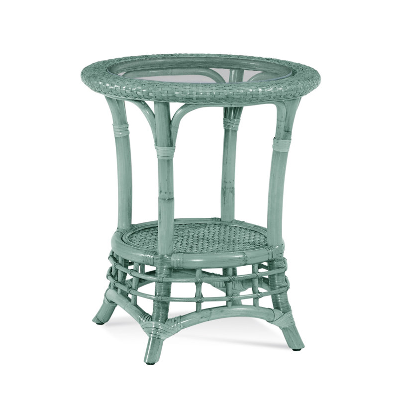 Luca End Table, Sea Mist