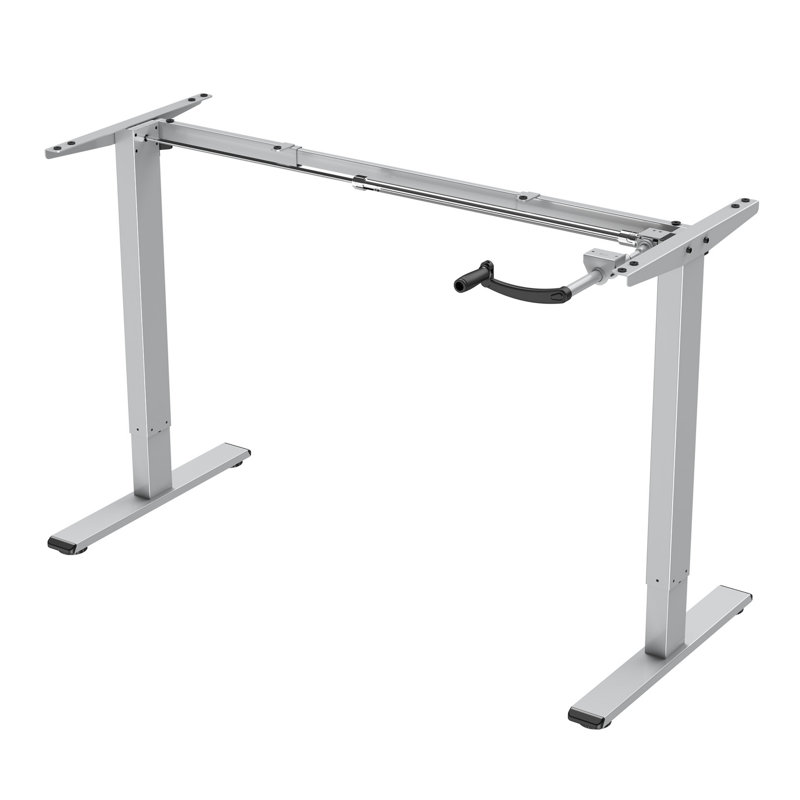121cm H x 129cm W x 67cm D Desk Base, Silver