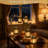 8 Pcs Mini Moroccan Hanging Lanterns with LED Lights, Brushed Bronze