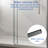 66-72 In. W X 76 In. H Single Sliding Frameless Shower Door With 3/8 In. (10mm) Tempered Glass-107225057