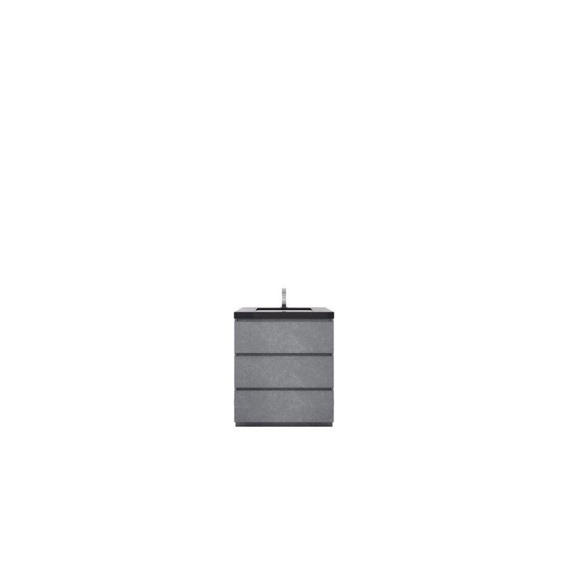 Ensemble de meuble-lavabo simple 30 po Santrice Royal, Gris ciment