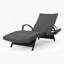 Chaise longue avec accoudoirs pour patio-1692943556