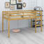Lit mezzanine en bois avec échelle-426432108