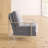 Nyman 30Cm Wide Tufted Linen Armchair-24685771