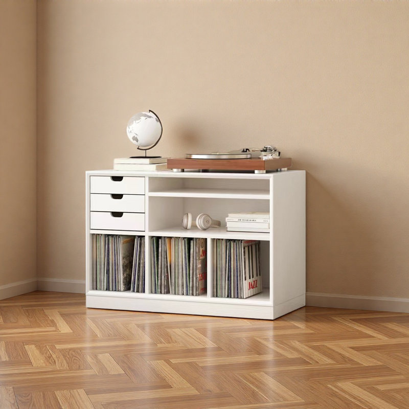 Multifunctional large-capacity bookshelf, White