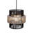Calani 1 Light Outdoor Pendant in Grey