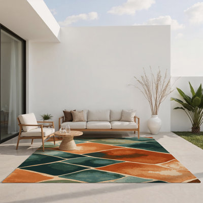 Nature's Flow Indoor And Outdoor Area Rug