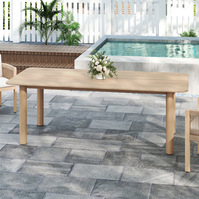Rectangular Outdoor Wooden Dinning Table
