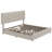 Bed Frame With Adjustable Headboard And 4 Storage Drawers, Linen Upholstered Platform Bed Frame-110095405-110095411