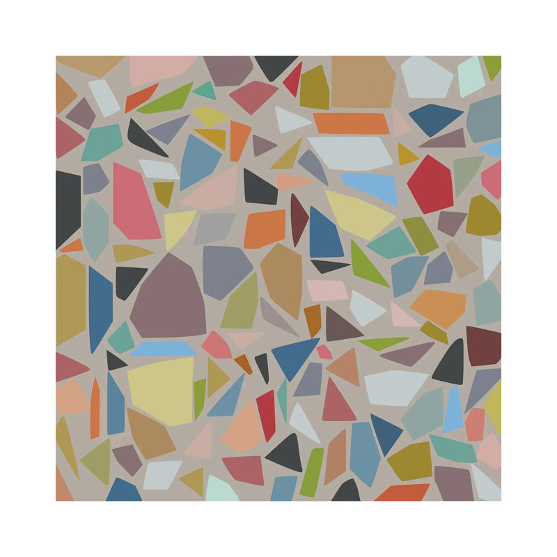 Motif terrazzo II, H 12 po x l 12 po x P 0,75 po, Pas de tapis, Toile tendue