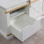 Table basse 1 pièce avec tablettes ouvertes