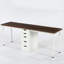 Bureau d'ordinateur, bureau pour deux personnes, bureau de travail