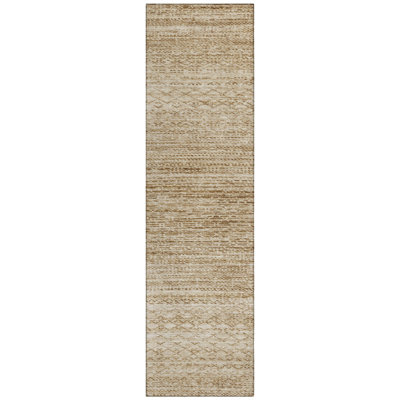 Machine Washable Indoor/Outdoor Amanda ACN2150 Striped Rug