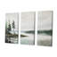 «Scandinavian Lake Tranquility III - River», ensemble d'art sur toile-107744029-107744027