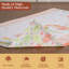 Ensemble de 4 napperons 100% coton lavable Maison d 'Hermine