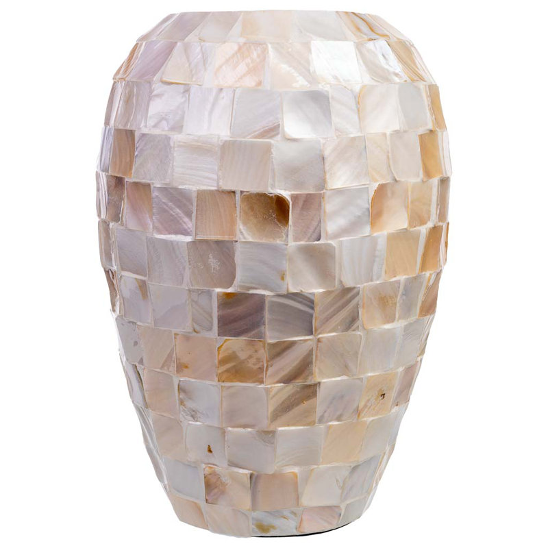 Beatriz Table Vase, Beige