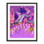 Pink Roses In Lavender Field Print by Batya Kuncman-65852917-132458284