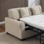 2 Seater Linen Blend Sofa Bed-660268132