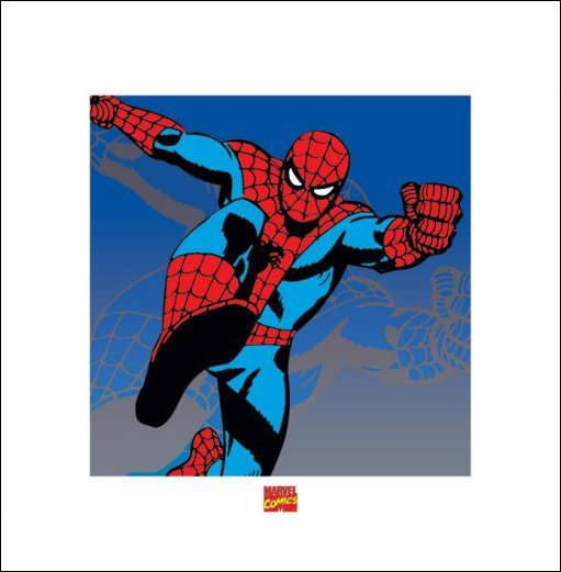 'Spiderman - Marvel' Painting Print