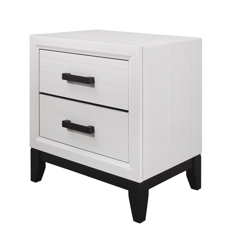 Table de chevet Mirage, Blanc