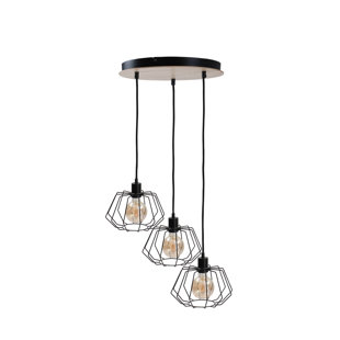 Boland 3 - Light Black Geometric Pendant
