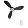 52" Smart Flush Mount Ceiling Fan with Remote Control and LED Light Kit Included
