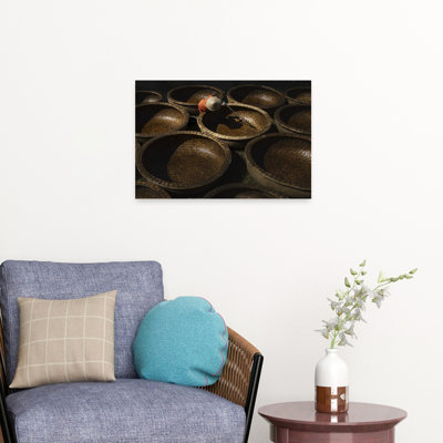 Vietnamese Basket Weaver Traditional Bamboo Wall Art
