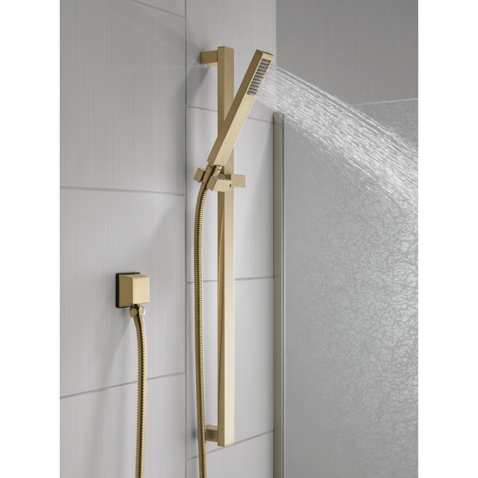 Vero 1.75 GPM Slide Bar Hand Shower, Brilliance Champagne Bronze