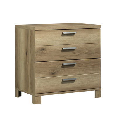 Classeur latéral en bois avec rangement pratique, brun