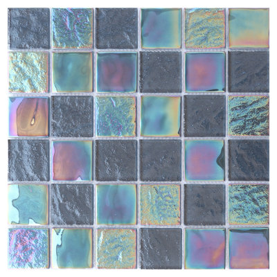Carreau de mosaïque murale en verre 2 "x 2"
