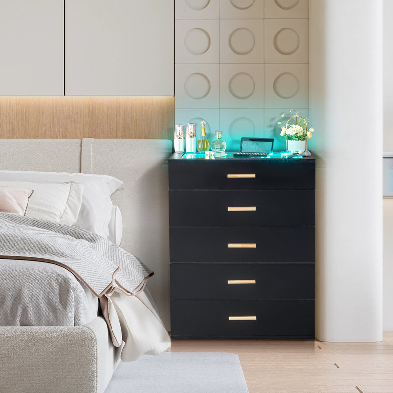 Commode Shianna, Noir
