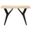 Cabrillo Solid Wood Top Metal Base Dining Table