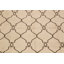 Tapis unique 8 pi x 11 pi beige / ivoire / brun chocolat Senna