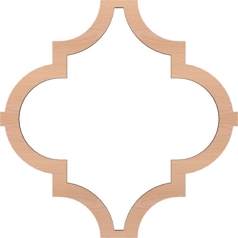 Panneaux muraux Marrakech (paquet de 1), Aulne, H 33 po x l 33 po x P 0,375 po