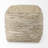 0H Leather And Jute Pouf-411041020