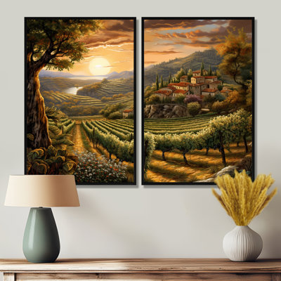 «Vineyard Charm», art liquide traditionnel
