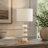 13x13x26" Table Lamp with Marble Body