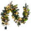 72'' in. Lighted Faux Garland-259865556