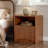 23'' Mid Century Modern Nightstand With Drawers, Wood Fluted Bedside Table With Storage(Set of 2)-1669626410-1659965211