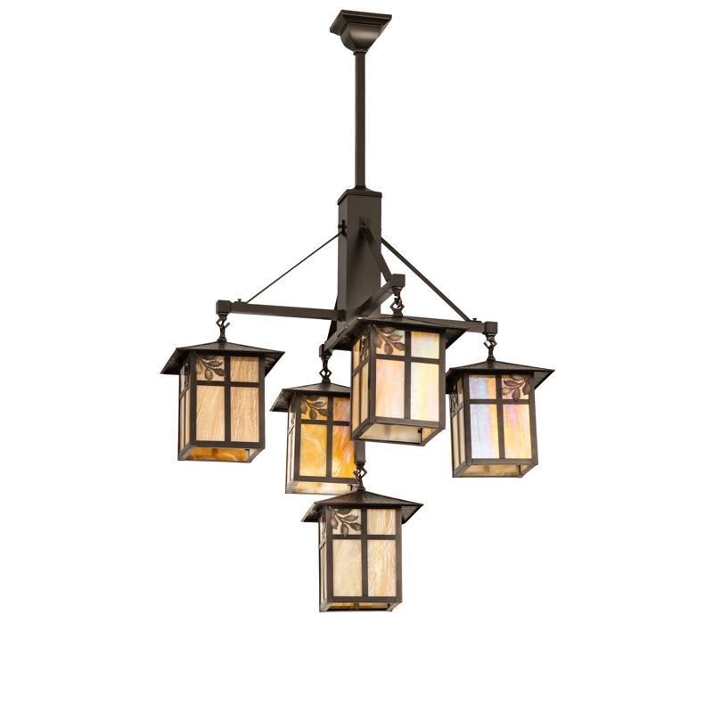 Seneca 5 - Light Dimmable Geometric Chandelier