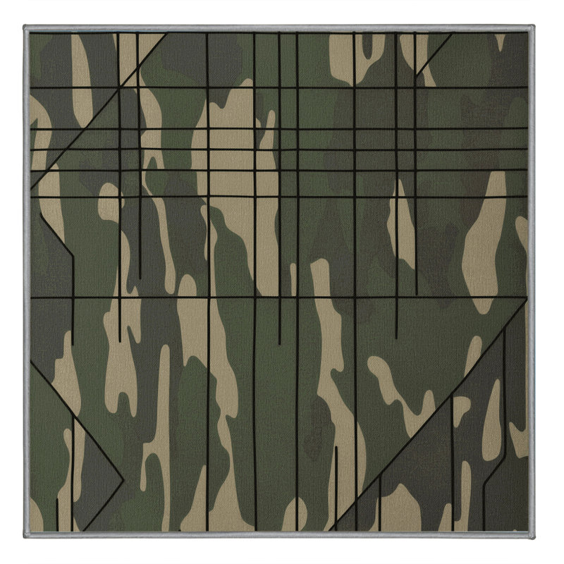 Tactical Stitch Rug, Square 3'