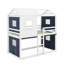 Lit double superposé en bois avec tente-776809681-776809680